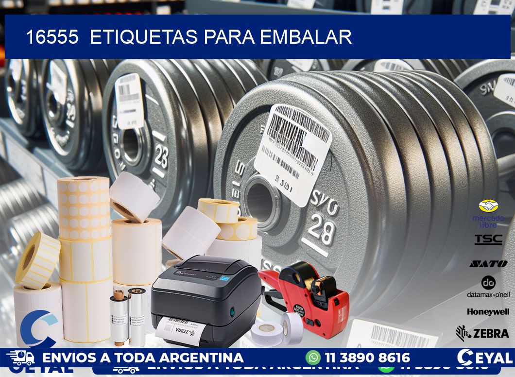16555  ETIQUETAS PARA EMBALAR