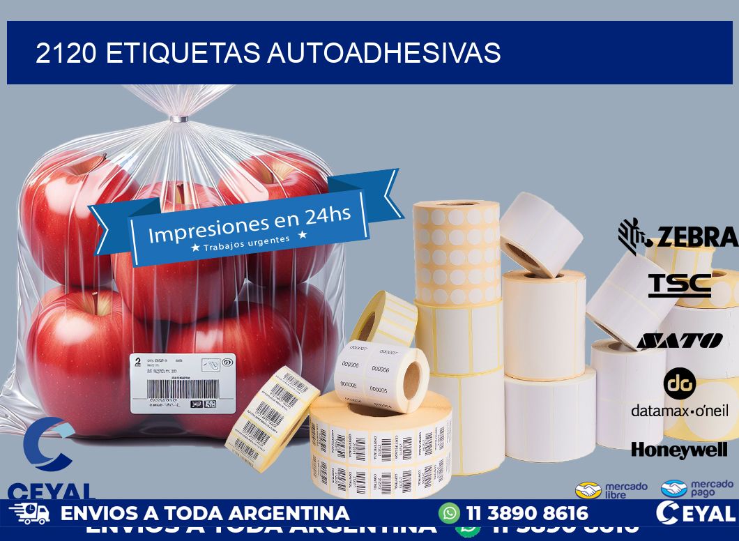 2120 ETIQUETAS AUTOADHESIVAS