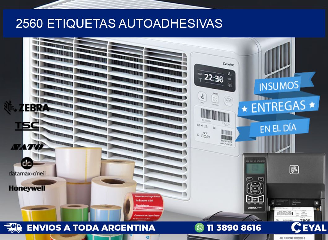 2560 ETIQUETAS AUTOADHESIVAS