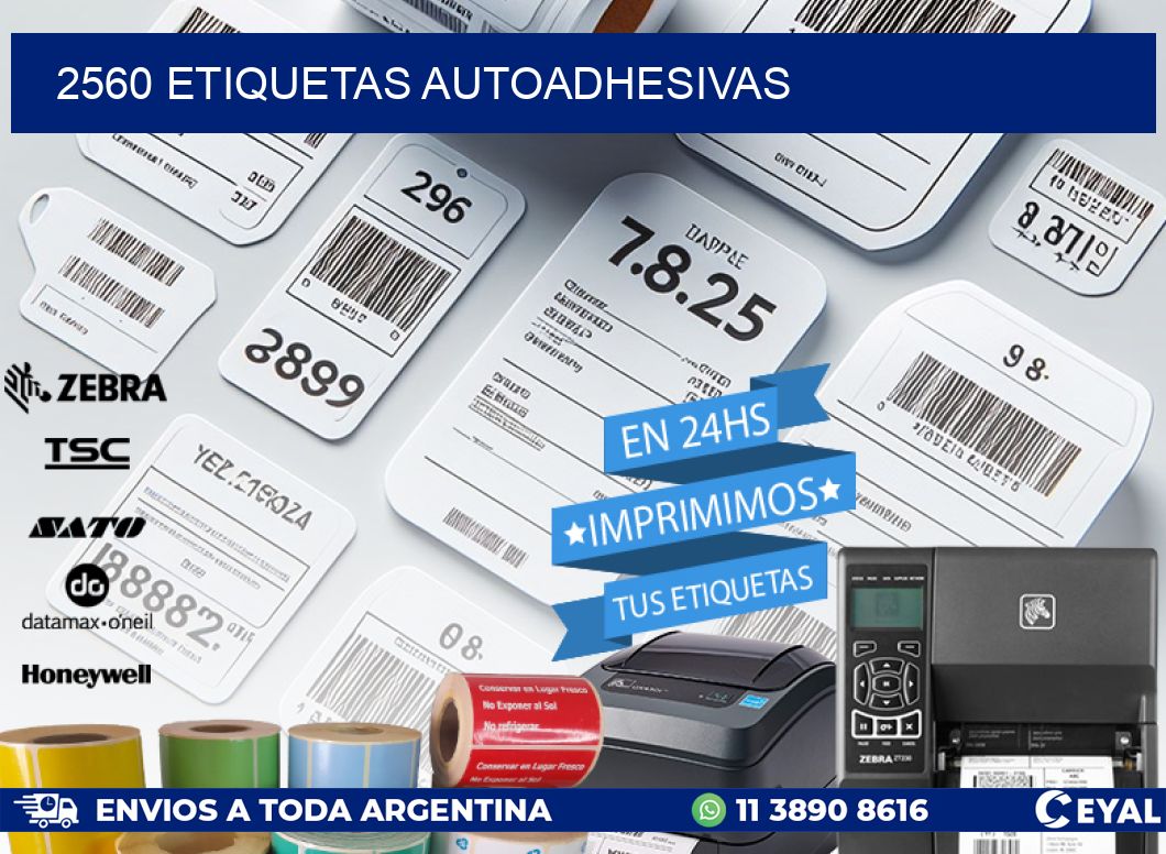 2560 ETIQUETAS AUTOADHESIVAS