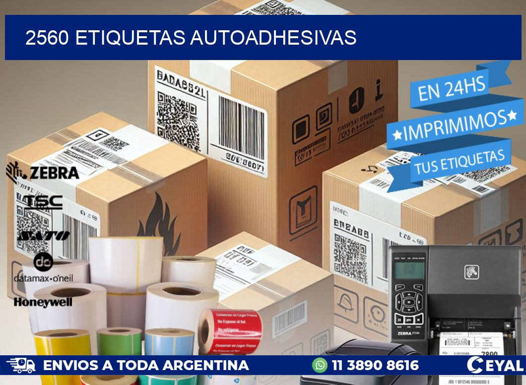 2560 ETIQUETAS AUTOADHESIVAS