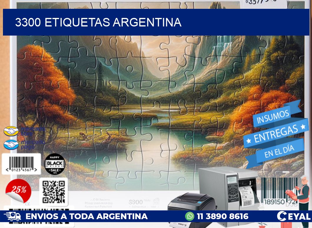 3300 ETIQUETAS ARGENTINA
