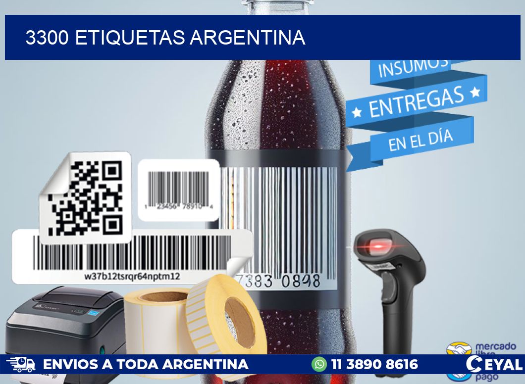 3300 ETIQUETAS ARGENTINA