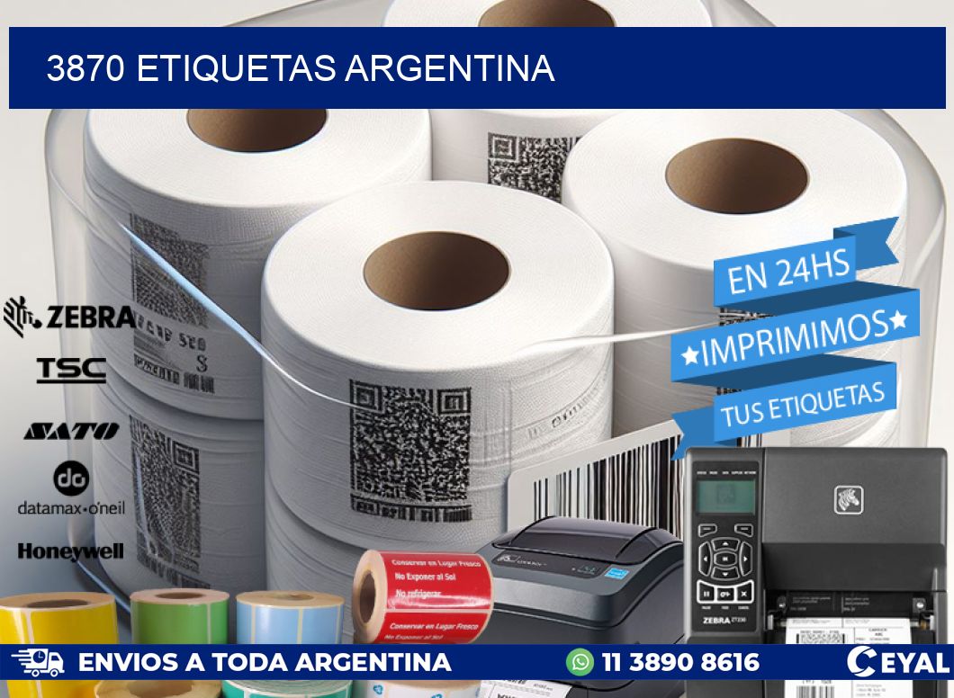 3870 ETIQUETAS ARGENTINA