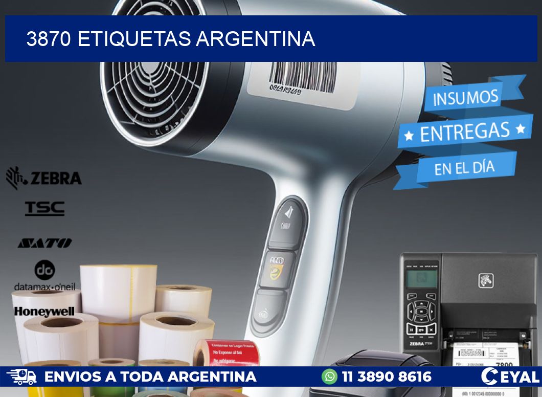 3870 ETIQUETAS ARGENTINA