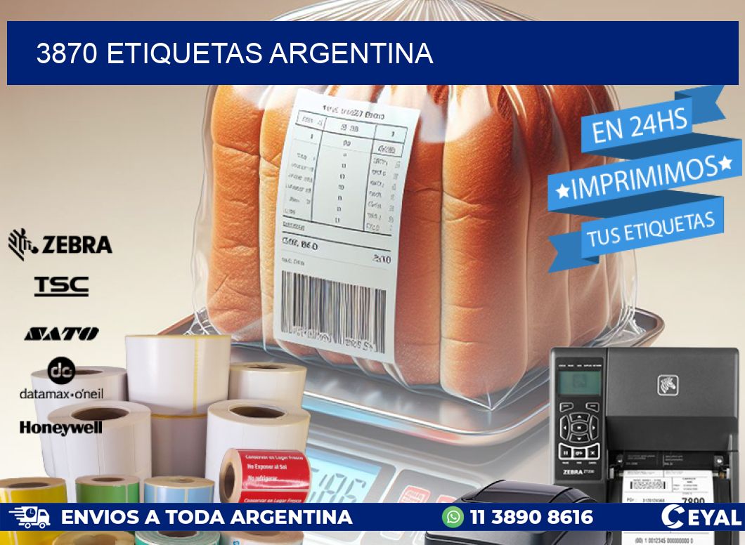 3870 ETIQUETAS ARGENTINA