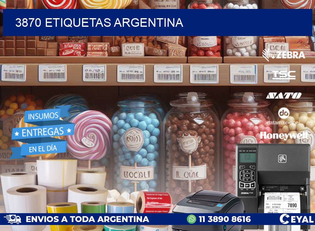 3870 ETIQUETAS ARGENTINA