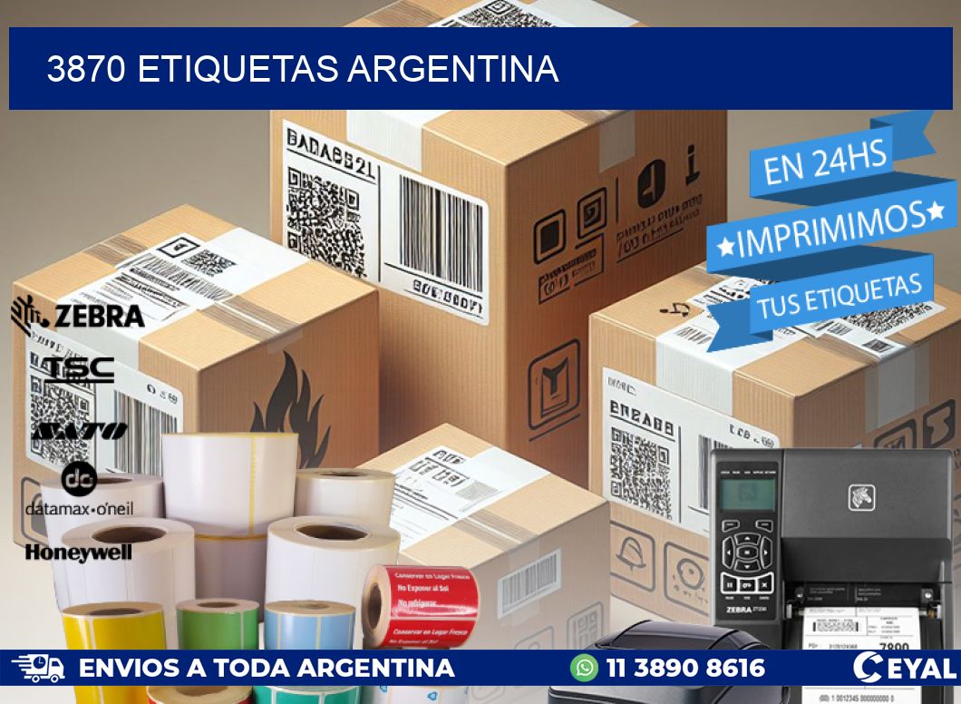 3870 ETIQUETAS ARGENTINA