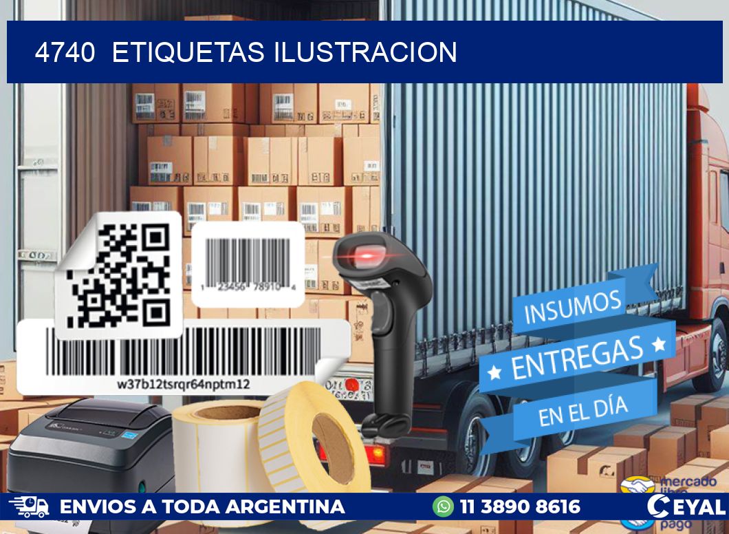 4740  ETIQUETAS ILUSTRACION