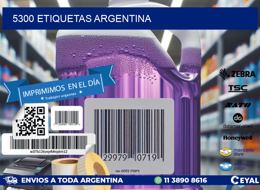 5300 ETIQUETAS ARGENTINA