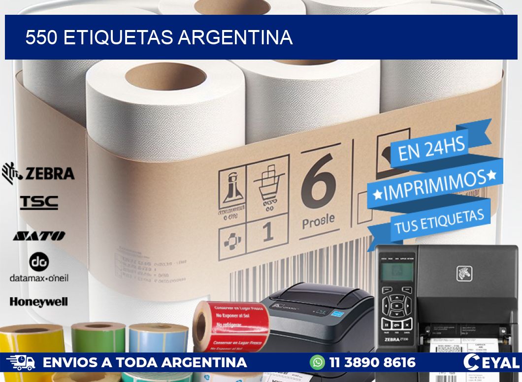550 ETIQUETAS ARGENTINA