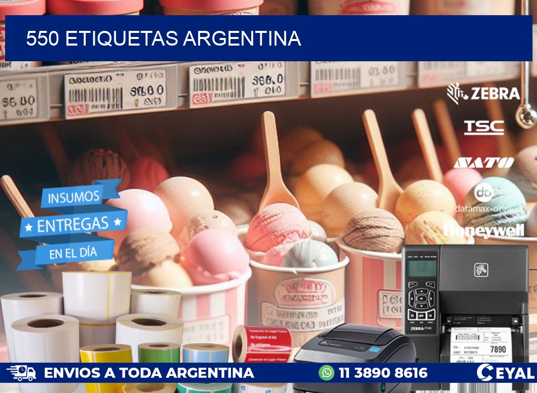 550 ETIQUETAS ARGENTINA