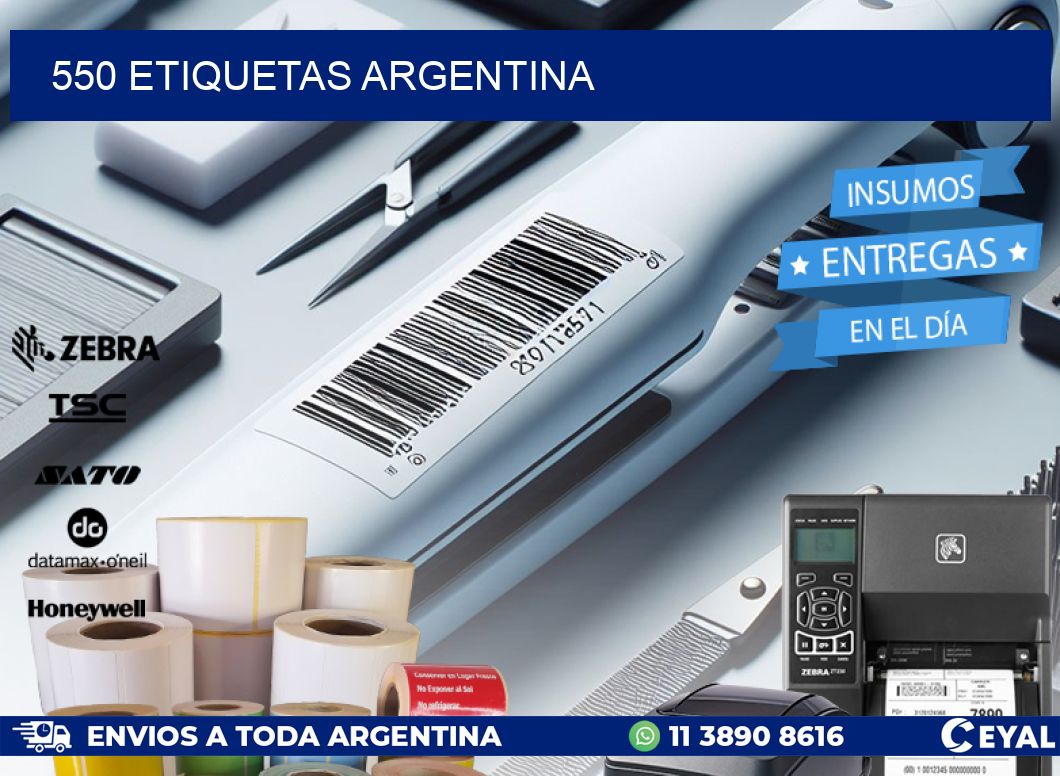 550 ETIQUETAS ARGENTINA