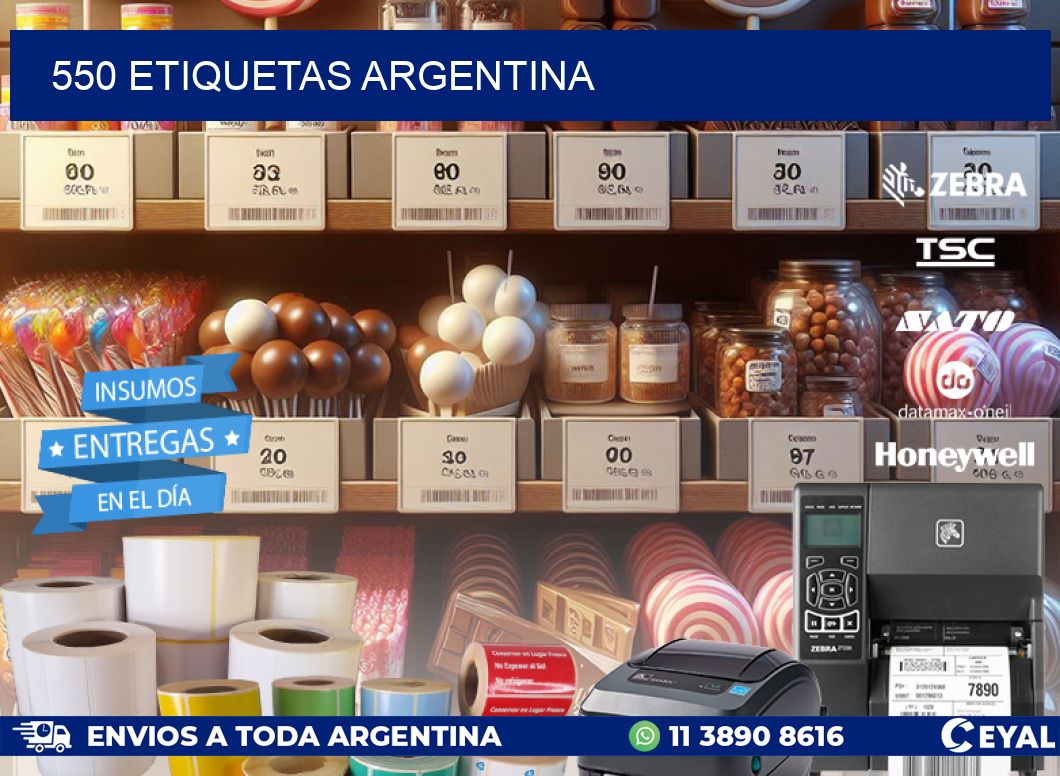 550 ETIQUETAS ARGENTINA