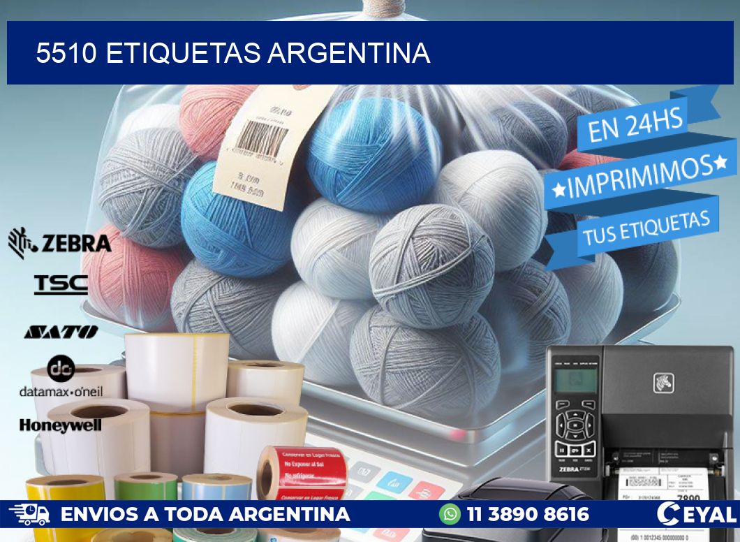 5510 ETIQUETAS ARGENTINA