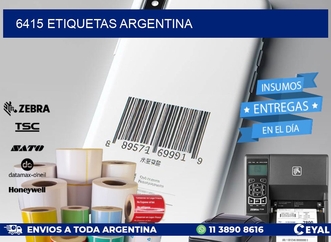 6415 ETIQUETAS ARGENTINA