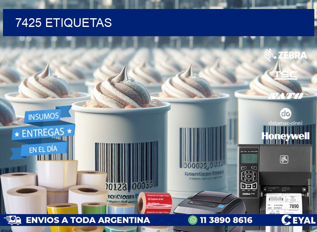 7425 ETIQUETAS