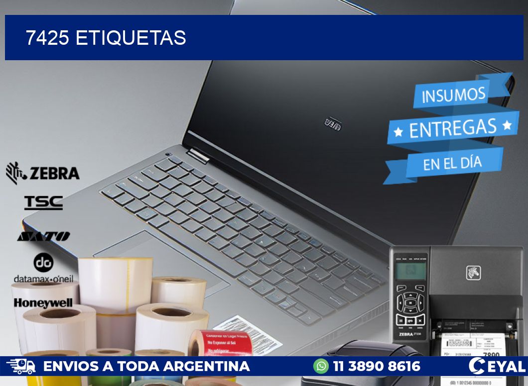 7425 ETIQUETAS