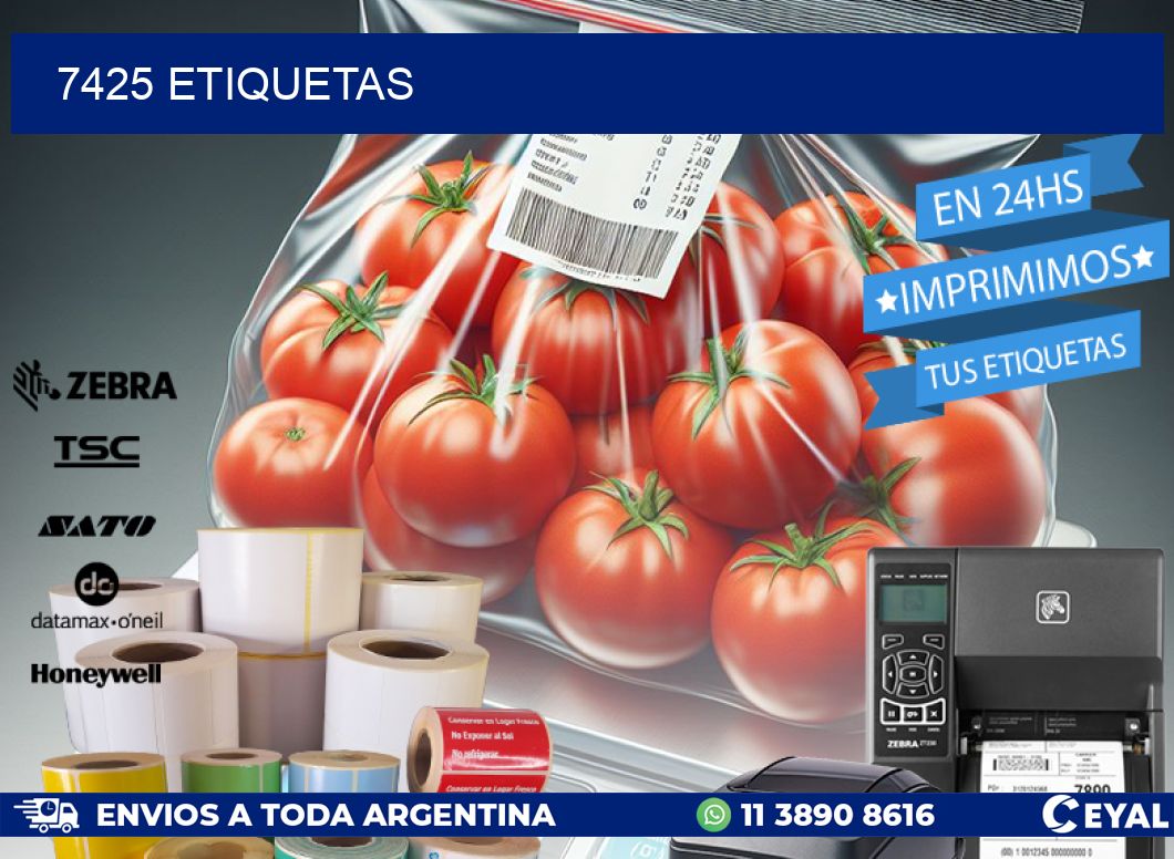 7425 ETIQUETAS