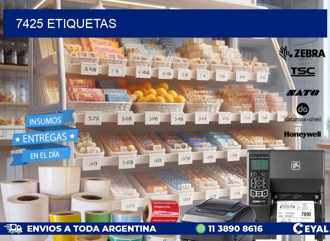 7425 ETIQUETAS