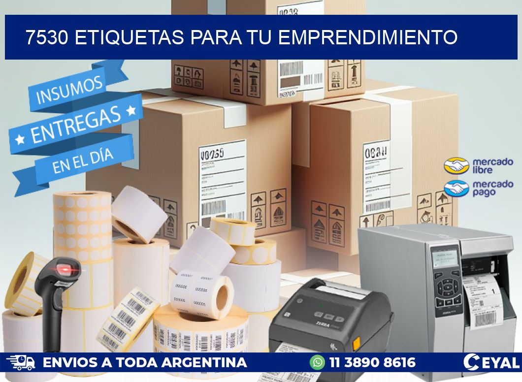 7530 ETIQUETAS PARA TU EMPRENDIMIENTO