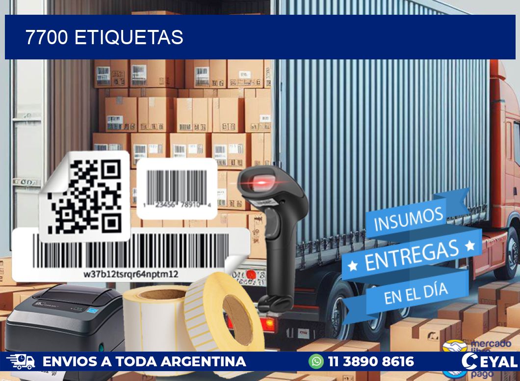 7700 ETIQUETAS