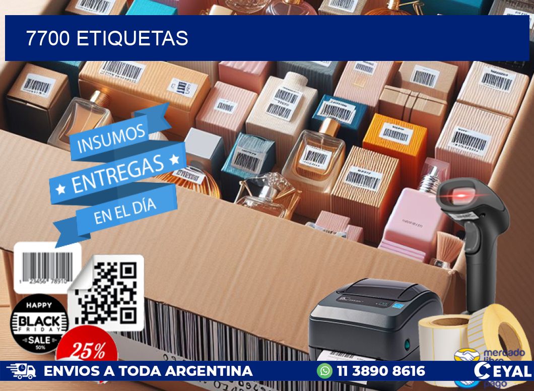 7700 ETIQUETAS