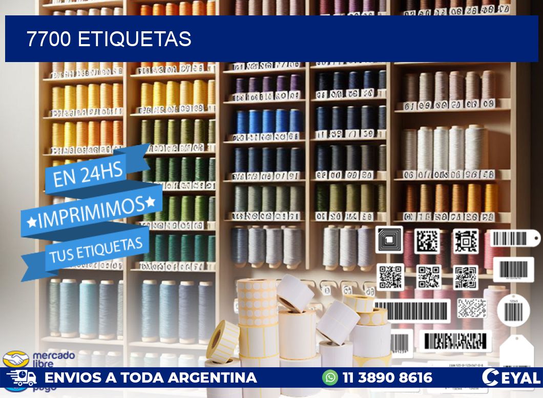 7700 ETIQUETAS