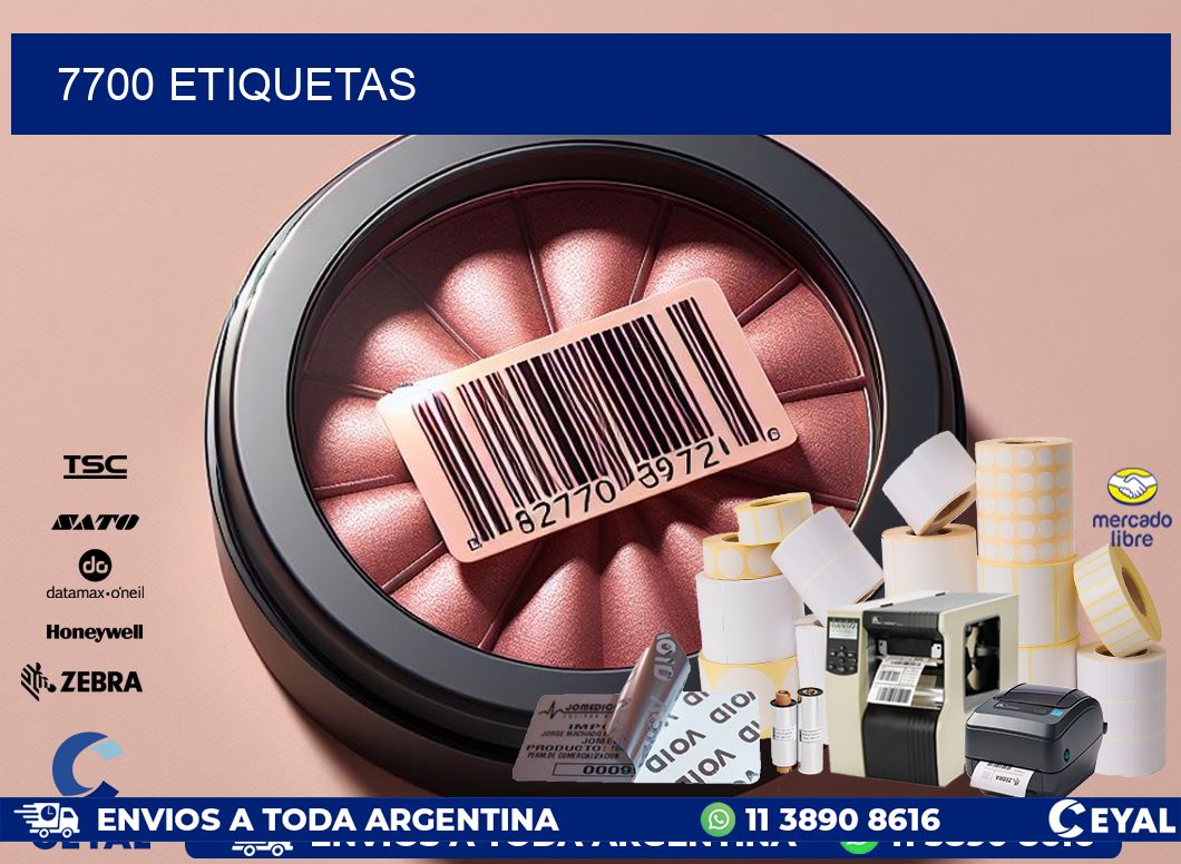 7700 ETIQUETAS