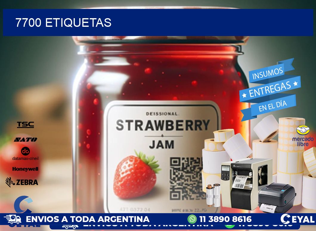 7700 ETIQUETAS