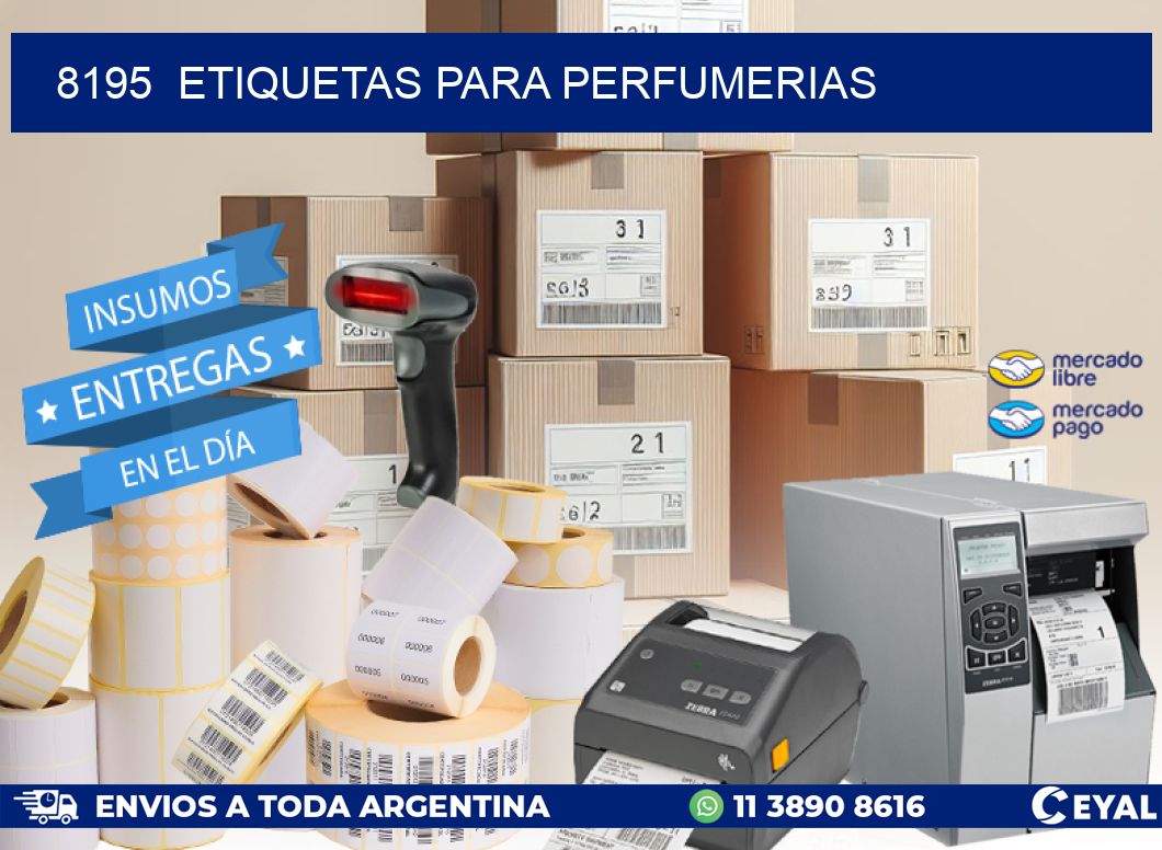 8195 ETIQUETAS PARA PERFUMERIAS