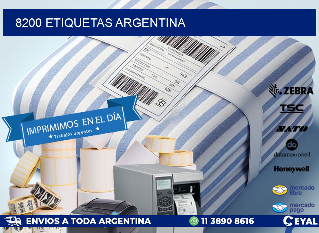 8200 ETIQUETAS ARGENTINA