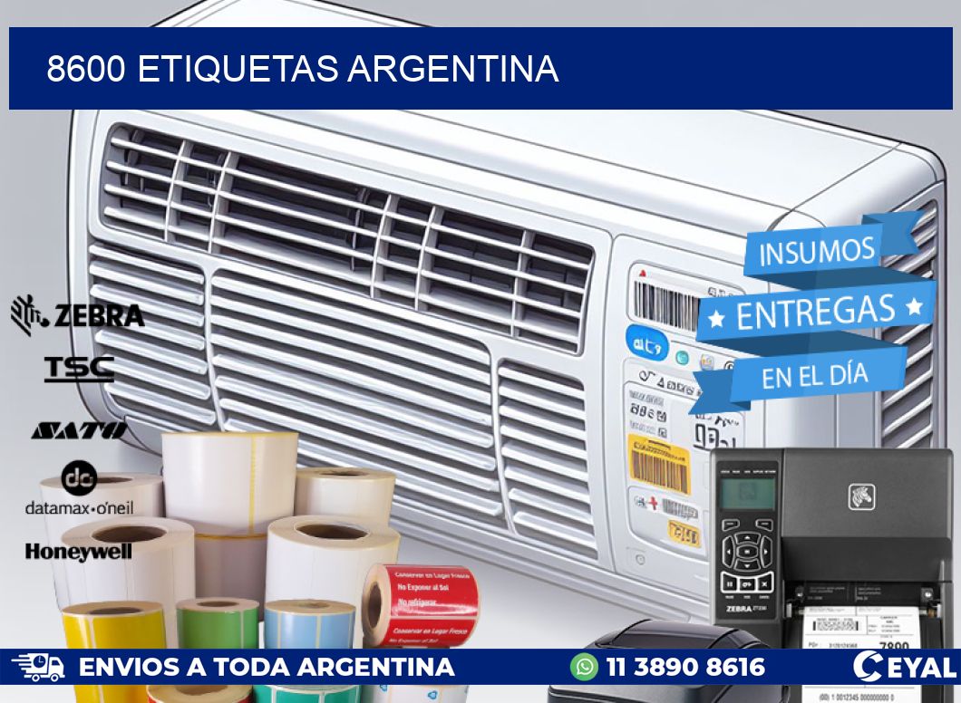 8600 ETIQUETAS ARGENTINA