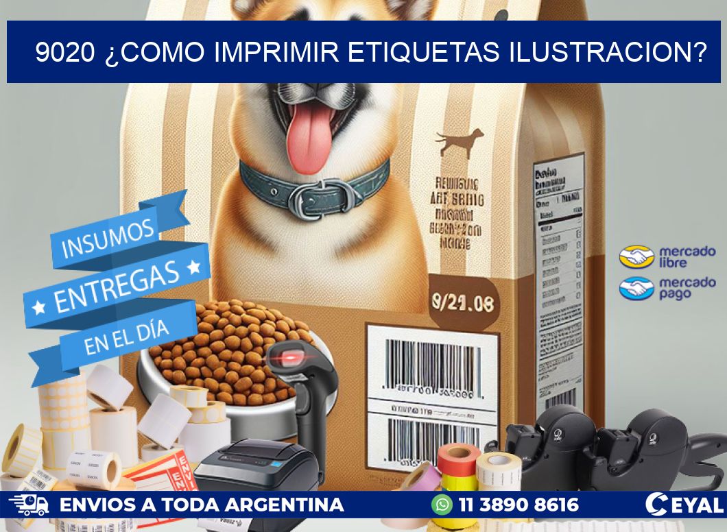 9020 ¿COMO IMPRIMIR ETIQUETAS ILUSTRACION?