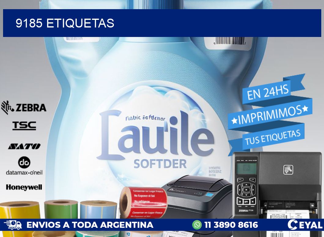 9185 ETIQUETAS