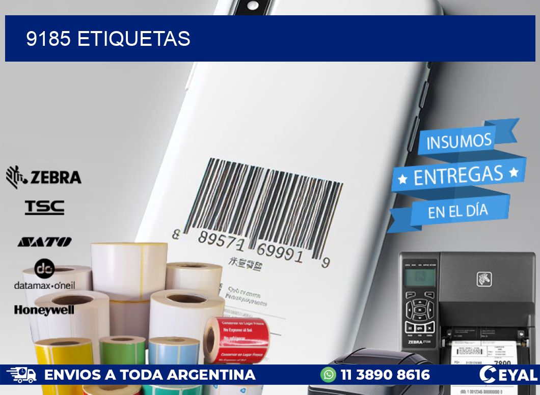 9185 ETIQUETAS