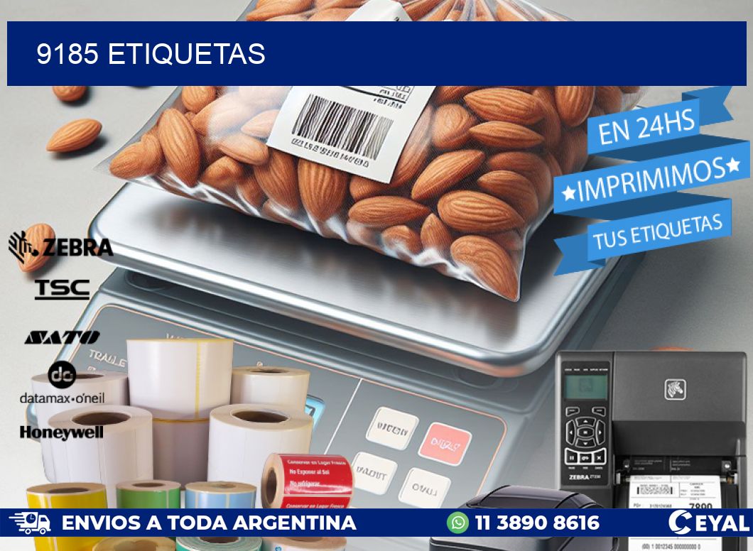 9185 ETIQUETAS