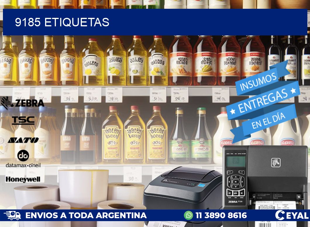 9185 ETIQUETAS