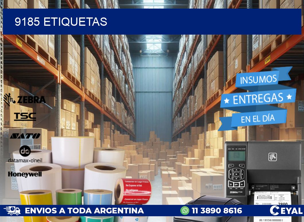 9185 ETIQUETAS