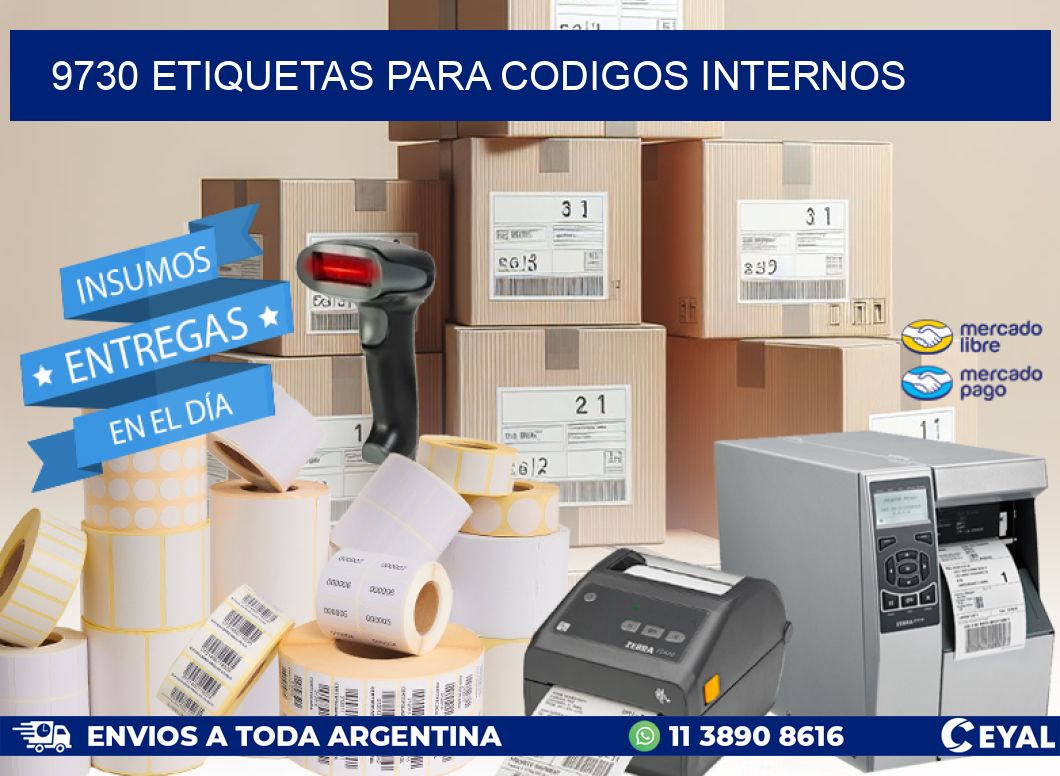 9730 ETIQUETAS PARA CODIGOS INTERNOS