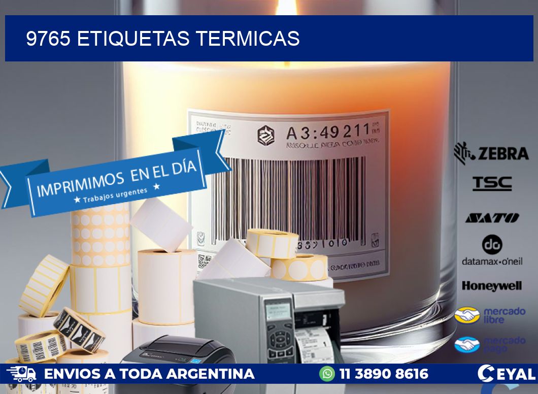 9765 ETIQUETAS TERMICAS