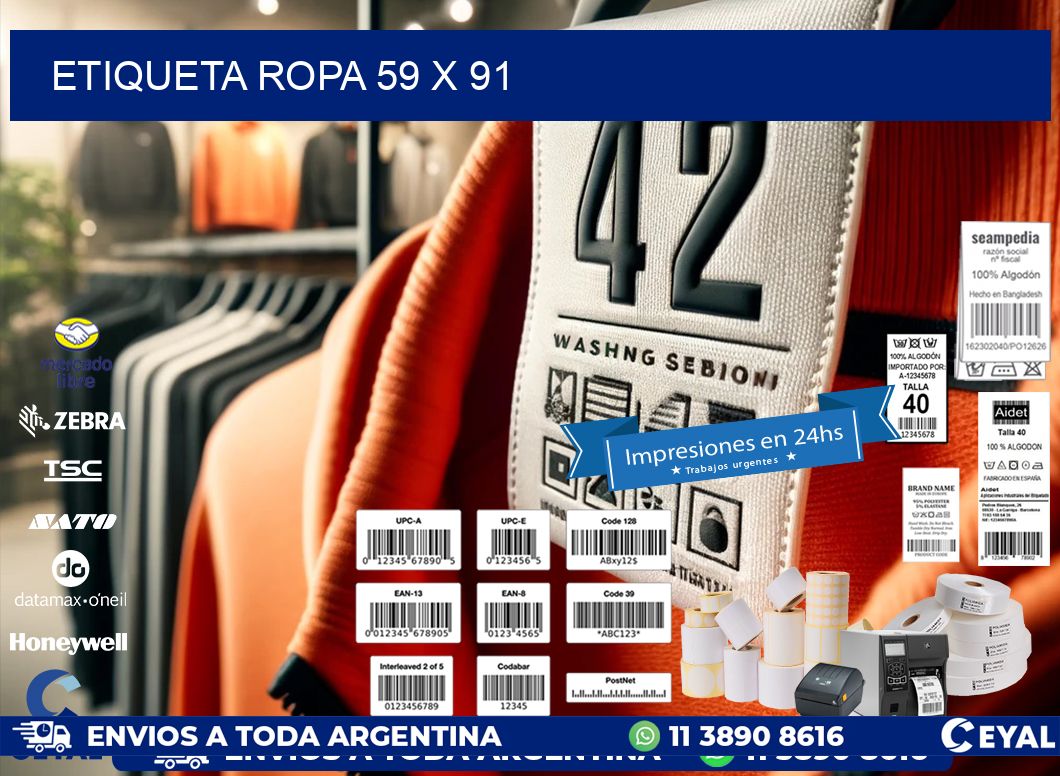 ETIQUETA ROPA 59 x 91