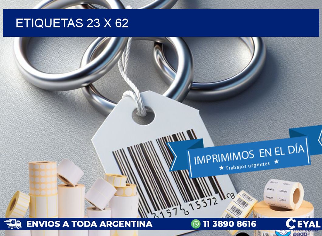 ETIQUETAS 23 x 62