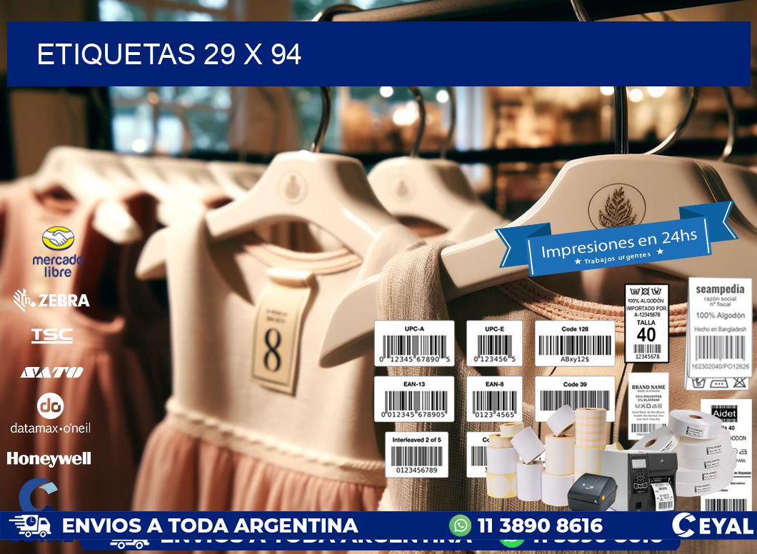 ETIQUETAS 29 x 94