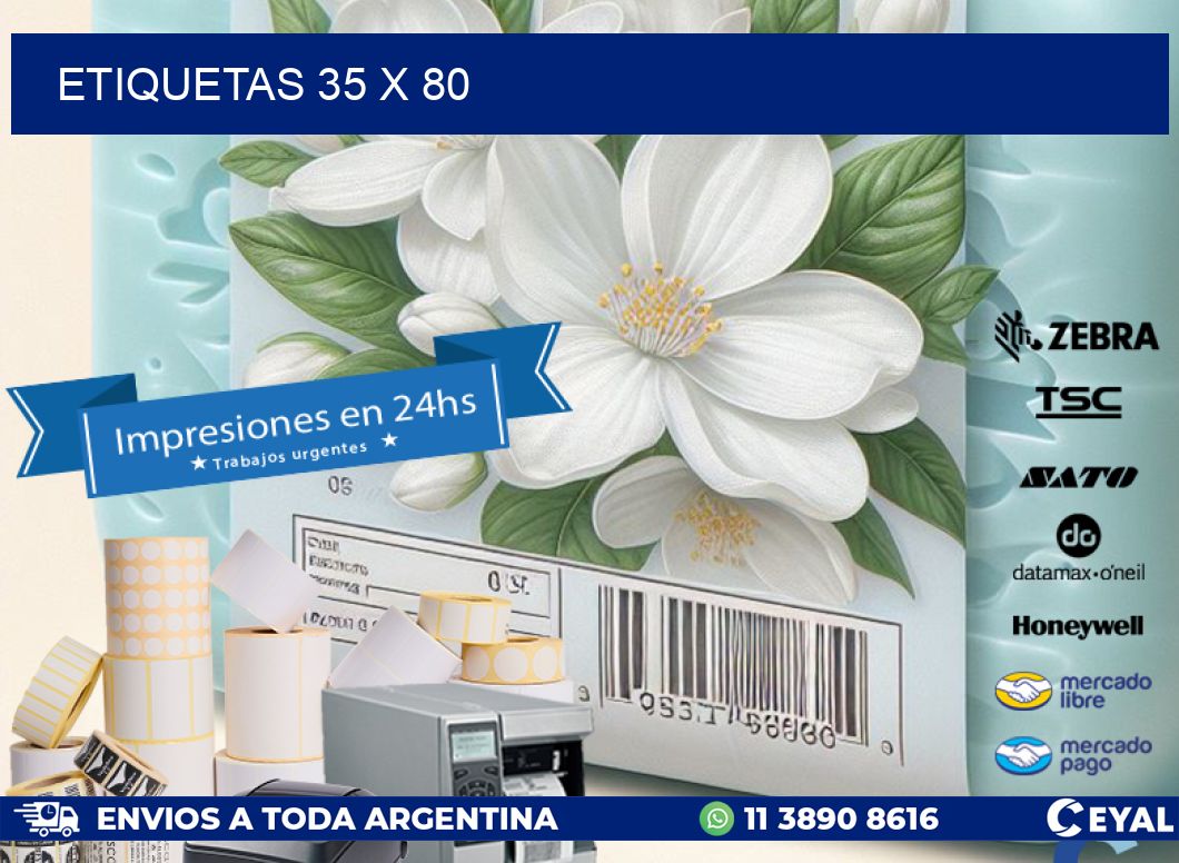 ETIQUETAS 35 x 80