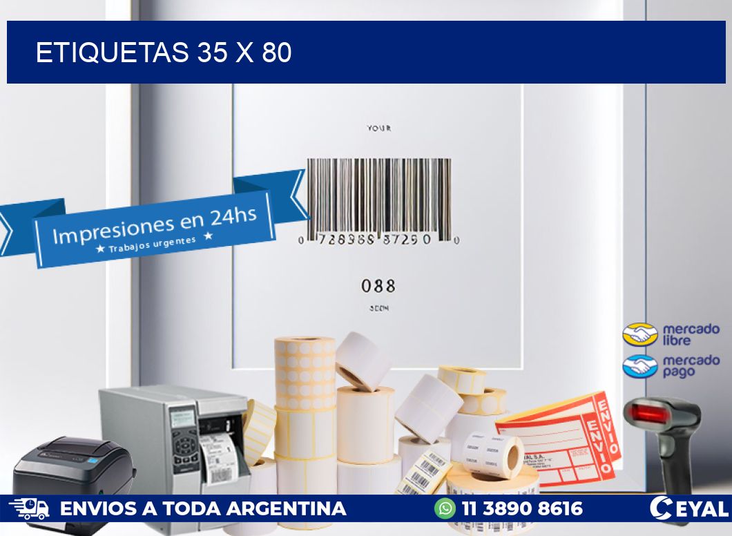 ETIQUETAS 35 x 80