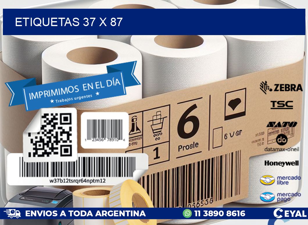 ETIQUETAS 37 x 87