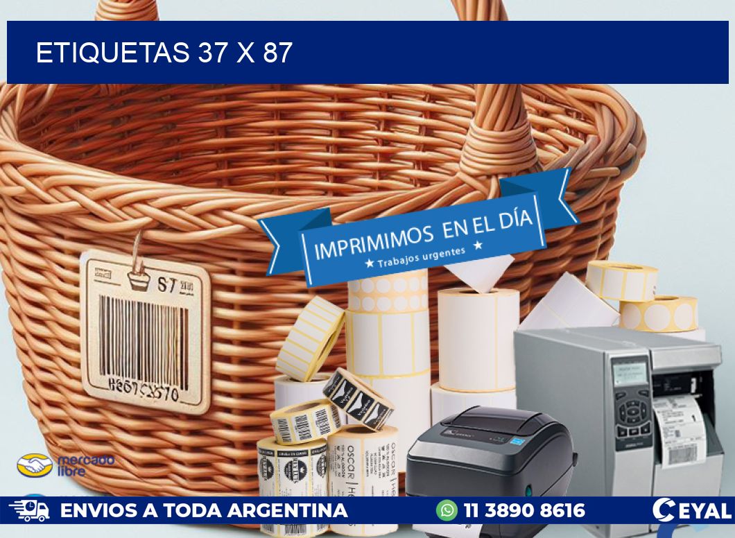 ETIQUETAS 37 x 87