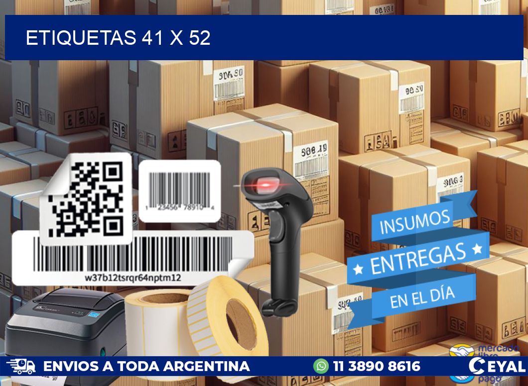 ETIQUETAS 41 x 52