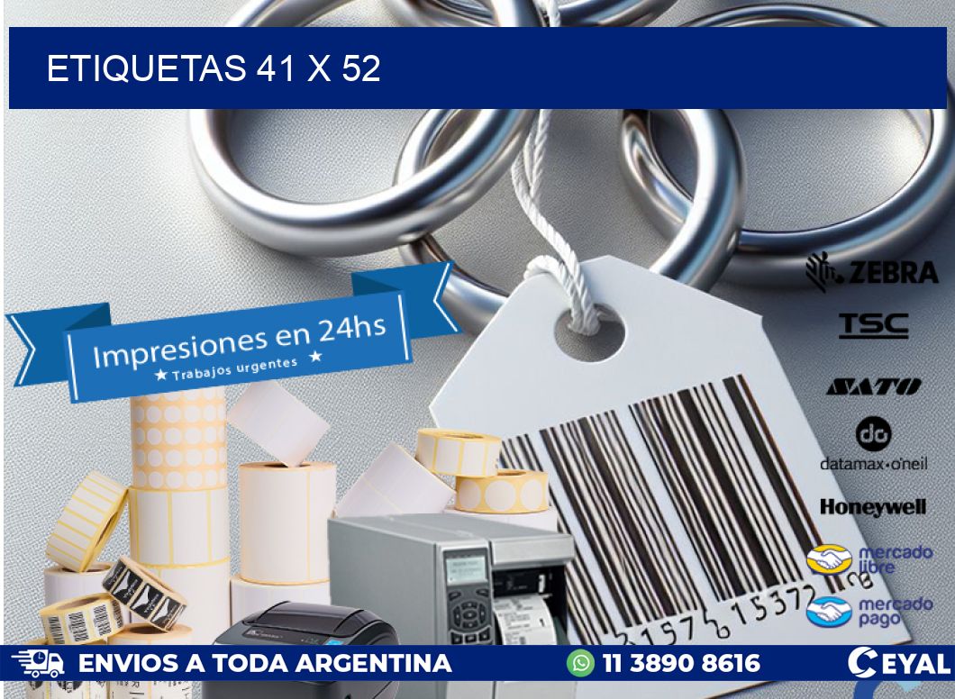 ETIQUETAS 41 x 52
